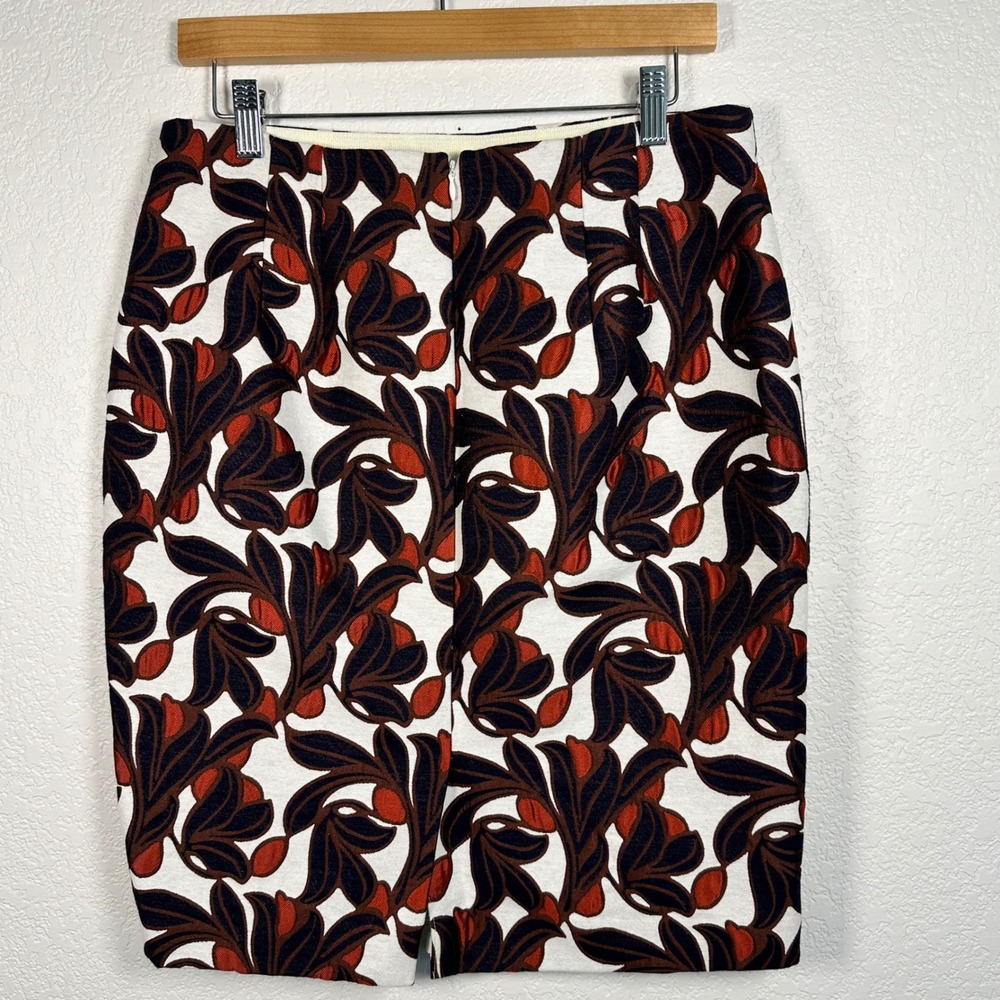 Ann Taylor‎ Petite Vine Jacquard Embroidered Pencil Skirt 10P - Picture 4 of 12